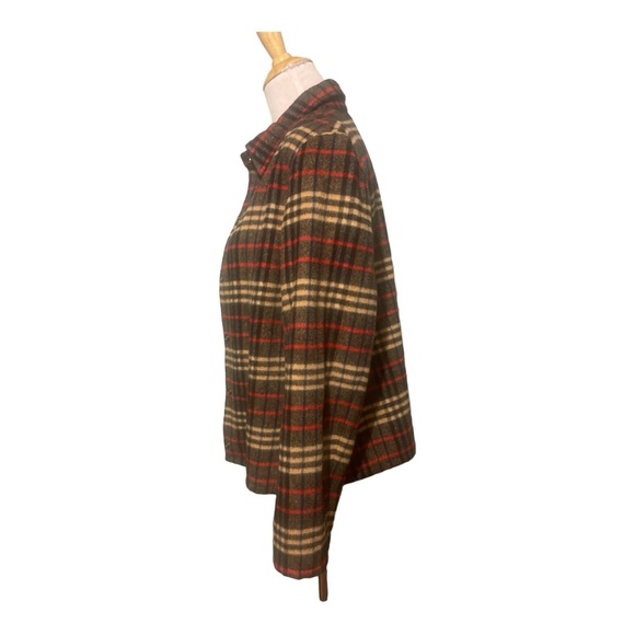 EVAN PICONE Wool Blend Plaid Flannel Snap Closure JACKET - Picture 4 of 7